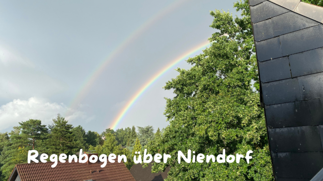 Regenbogen über Niendorf